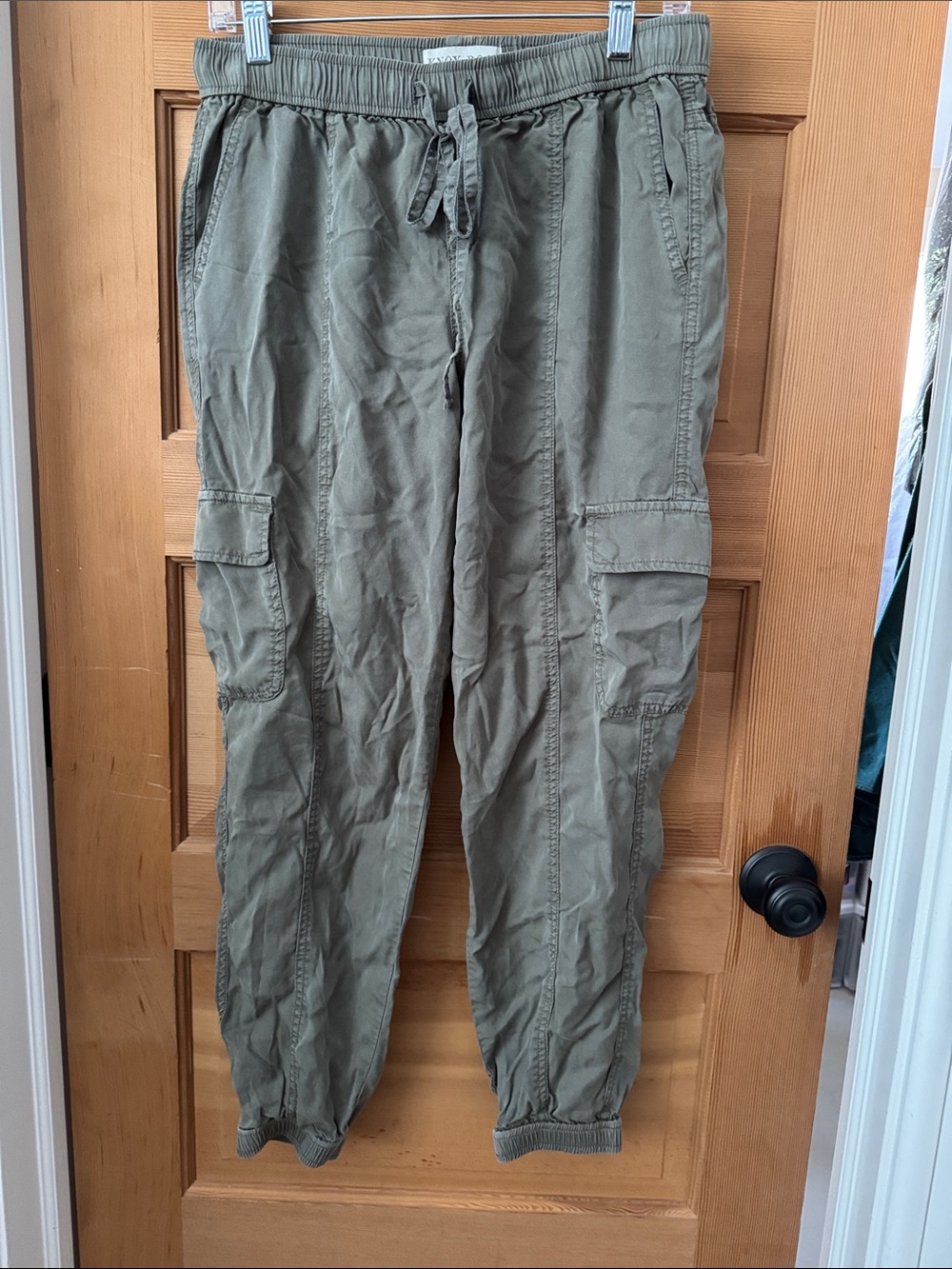 Knox Ross Olive Cargo Jogger Pants - small